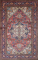 Handwoven Ardebil-Sof Persian classic carpet by Orientmattor, 268x168 cm, featuring intricate traditional patterns.