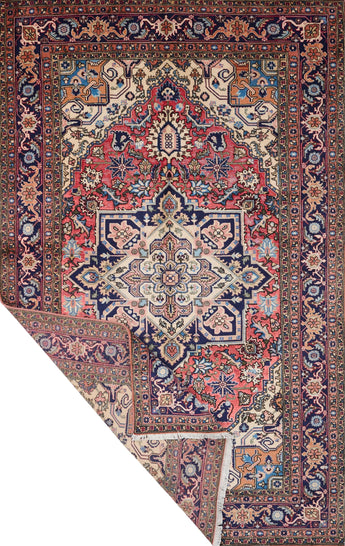Handknuten Ardebil-Sof Persian rug, classic Orientmattor carpet, 268x168 cm with intricate traditional patterns.