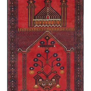 Handknuten Matta Baluch Oriental 127 x 85 cm Nr. 65915 - Orientmattor