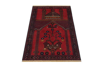 Handknuten Matta Baluch Oriental 127 x 85 cm Nr. 65915 - Orientmattor