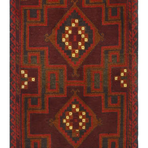 Handknuten Matta Baluch Oriental 133 x 86 cm Nr. 65919 - Orientmattor