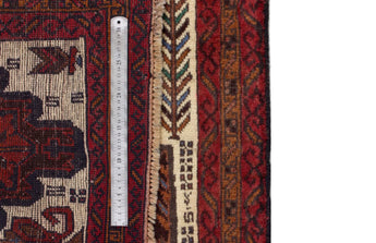 Handknuten Matta Baluch Oriental 138 x 87 cm Nr. 65914 - Orientmattor