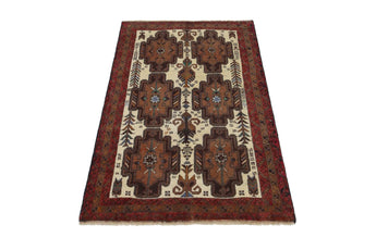 Handknuten Matta Baluch Oriental 138 x 87 cm Nr. 65914 - Orientmattor