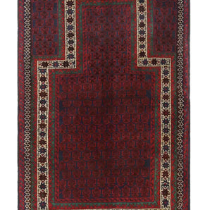 Handknuten Matta Baluch Oriental 143 x 97 cm Nr. 65916 - Orientmattor