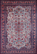 Orientmattor Handknuten Bidjar Persian carpet in 325x223 cm, classic design with intricate patterns and rich colors.