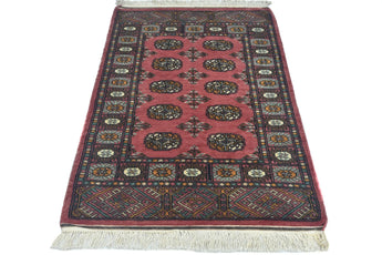 Handknuten Bokhara Oriental rug from Orientmattor, 116 x 75 cm, featuring intricate traditional patterns and rich colors.