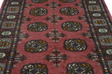 Handknuten Bokhara Oriental rug in classic style, 116 x 75 cm, by Orientmattor with intricate patterns and rich colors.