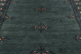 Orientmattor Handknuten Matta Bokhara Oriental, 130x95 cm, classic woven carpet with intricate patterns.