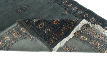 Handknuten Bokhara Oriental rug by Orientmattor, 130x95 cm, classic patterned carpet with intricate design and rich colors.