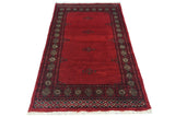 Handknuten Bokhara Oriental rug, classic carpet by Orientmattor, 141x80 cm with detailed geometric pattern on soft woven surface.