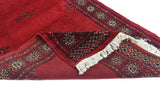 Handknuten Bokhara Oriental rug from Orientmattor, 141x80 cm, showcasing intricate traditional patterns and rich colors.