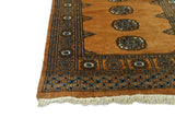 Handknuten Bokhara Oriental rug from Orientmattor, 147 x 92 cm, showcasing intricate traditional patterns and rich colors.