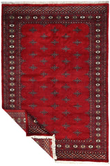 Handknuten Bokhara Oriental rug, classic carpet by Orientmattor, 235 x 159 cm with intricate traditional patterns.