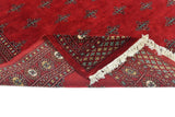 Handknuten Bokhara Oriental rug from Orientmattor, 235 x 159 cm, featuring traditional geometric patterns and rich colors.
