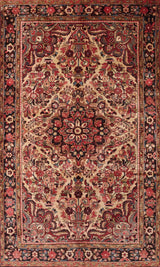 Handwoven Borchalu Persian rug by Orientmattor, classic carpet with intricate patterns, measuring 253 x 150 cm.