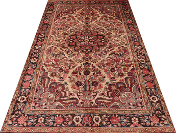 Orientmattor Borchalu Persian handknuten matta, classic carpet, 253x150 cm with intricate traditional patterns.