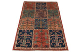 Orientmattor Handknuten Matta Dehbaft Oriental, 116x73 cm, classic woven carpet with intricate patterns and warm colors.