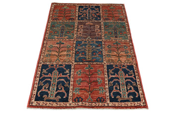 Orientmattor Handknuten Matta Dehbaft Oriental, 116x73 cm, classic woven carpet with intricate patterns and warm colors.