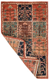 Handknuten Dehbaft Oriental carpet by Orientmattor, 116 x 73 cm, featuring intricate classic design and rich woven details.