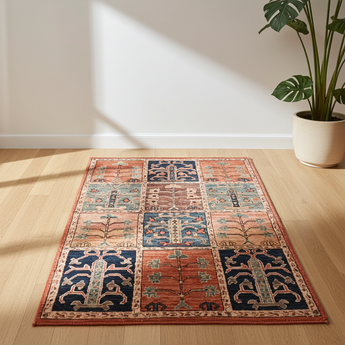 Orientmattor Handknuten Matta Dehbaft Oriental, 116x73 cm, classic woven carpet with intricate patterns and rich textures.