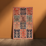 Orientmattor Handknuten Dehbaft Oriental rug, classic carpet with intricate design, 116 x 73 cm, detailed craftsmanship visible.