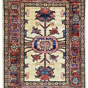 Handknuten Matta Dehbaft Oriental 117 x 85 cm Nr. 65579 - Orientmattor