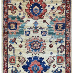 Handknuten Matta Dehbaft Oriental 124 x 83 cm Nr. 65578 - Orientmattor