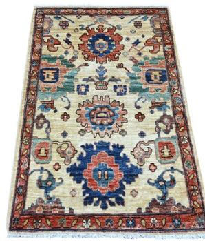 Handknuten Matta Dehbaft Oriental 124 x 83 cm Nr. 65578 - Orientmattor