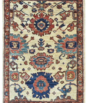 Handknuten Matta Dehbaft Oriental 125 x 91 cm Nr. 65577 - Orientmattor