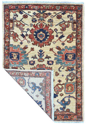 Handknuten Matta Dehbaft Oriental 125 x 91 cm Nr. 65577 - Orientmattor