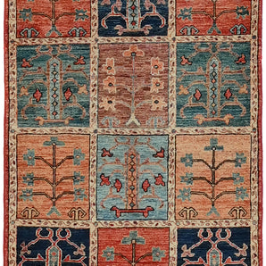 Handwoven Dehbaft Oriental carpet by Orientmattor, 128 x 84 cm, featuring intricate classic design and rich colors.