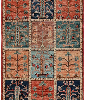 Handwoven Dehbaft Oriental carpet by Orientmattor, 128 x 84 cm, featuring intricate classic design and rich colors.