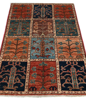 Handknuten Dehbaft Oriental carpet by Orientmattor, 128x84 cm, showcasing intricate traditional patterns and rich colors.