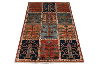 Handknuten Dehbaft Oriental carpet by Orientmattor, 128x84 cm, showcasing intricate traditional patterns and rich colors.
