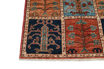 Orientmattor Dehbaft Oriental handwoven rug, 128x84 cm classic carpet with intricate patterns and rich colors.