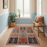 Handknuten Dehbaft Oriental carpet by Orientmattor, classic woven rug 128x84 cm with intricate patterns and rich colors.