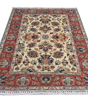 Orientmattor Handknuten Dehbaft Oriental rug, classic carpet, 146 x 106 cm with intricate patterns and rich colors.