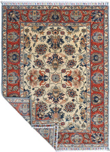 Handknuten Dehbaft Oriental rug in classic style, 146x106 cm, with intricate patterns from Orientmattor.