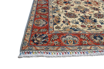 Handknuten Dehbaft Oriental carpet by Orientmattor, 146 x 106 cm, showcasing intricate traditional patterns in warm tones.