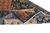 Handwoven Dehbaft Oriental rug by Orientmattor, classic 148x87 cm carpet with intricate patterns and rich colors.