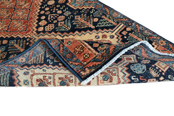 Handwoven Dehbaft Oriental rug by Orientmattor, classic 148x87 cm carpet with intricate patterns and rich colors.