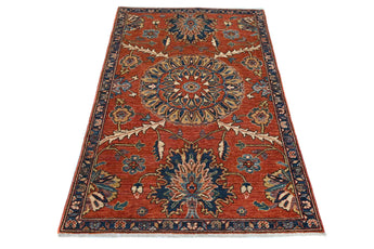 Orientmattor Handknuten Dehbaft Oriental rug, classic carpet with intricate patterns, 149x89 cm size, detailed craftsmanship.
