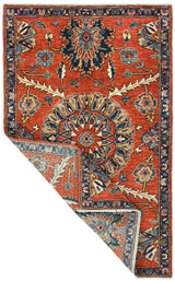 Handwoven Dehbaft Oriental rug by Orientmattor, classic carpet with intricate patterns, measuring 149x89 cm.