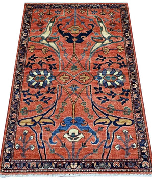 Handknuten Dehbaft Oriental carpet by Orientmattor, classic 149x94 cm with intricate patterns and rich colors.