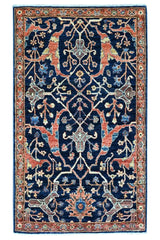 Handknuten Matta Dehbaft Oriental 153 x 91 cm Nr. 65606 - Orientmattor