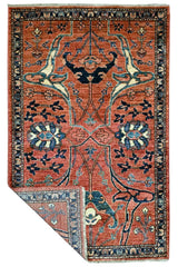 Handknuten Matta Dehbaft Oriental 156 x 98 cm Nr. 65597 - Orientmattor