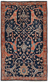 Orientmattor Handknuten Matta Dehbaft Oriental, 160x96 cm, featuring intricate woven patterns and traditional craftsmanship.