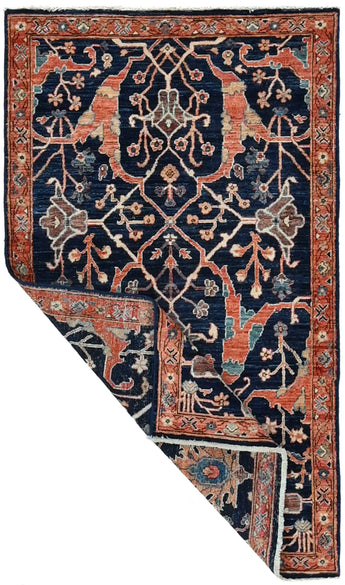 Orientmattor handknuten Dehbaft Oriental rug, classic carpet in 160 x 96 cm with intricate traditional patterns.