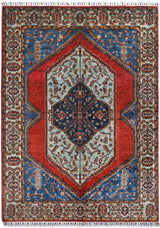 Orientmattor handknuten Dehbaft Oriental classic carpet, 177 x 128 cm, detailed woven design in warm earthy tones.