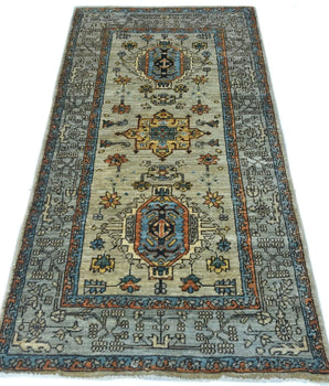 Orientmattor Handknuten Matta Dehbaft Oriental, 177x84 cm, classic woven rug with intricate patterns and traditional design.